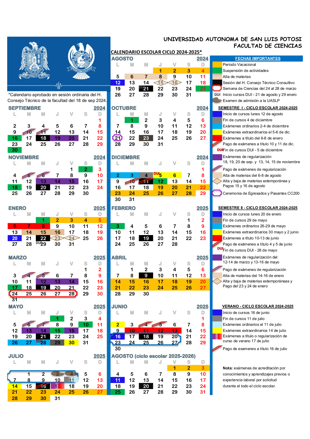 Calendario