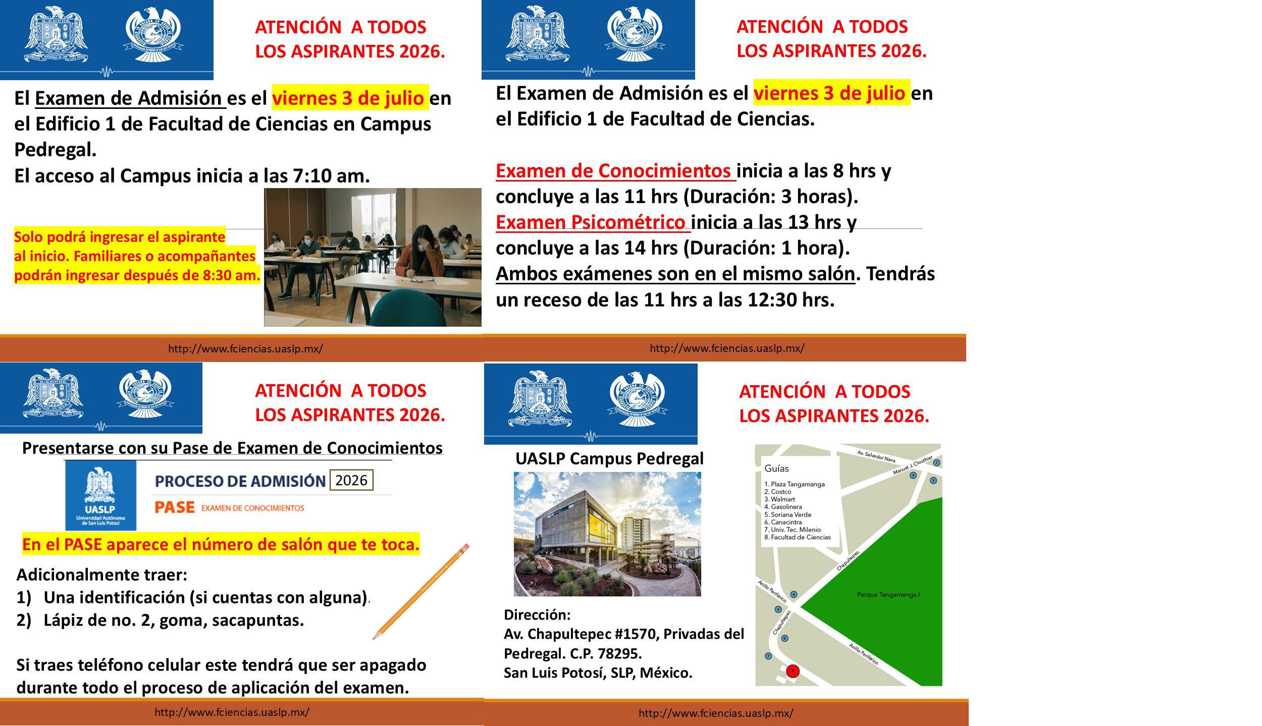 examen admisión 2026
