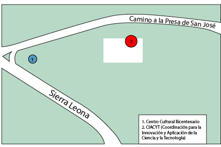 Mapa de Ubicación del CIACYT